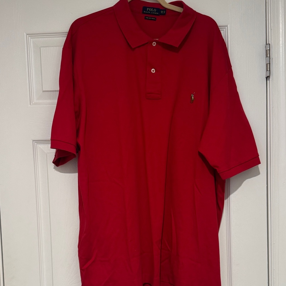Polo by Ralph Lauren Vibrant Red Men's Polo Shirt